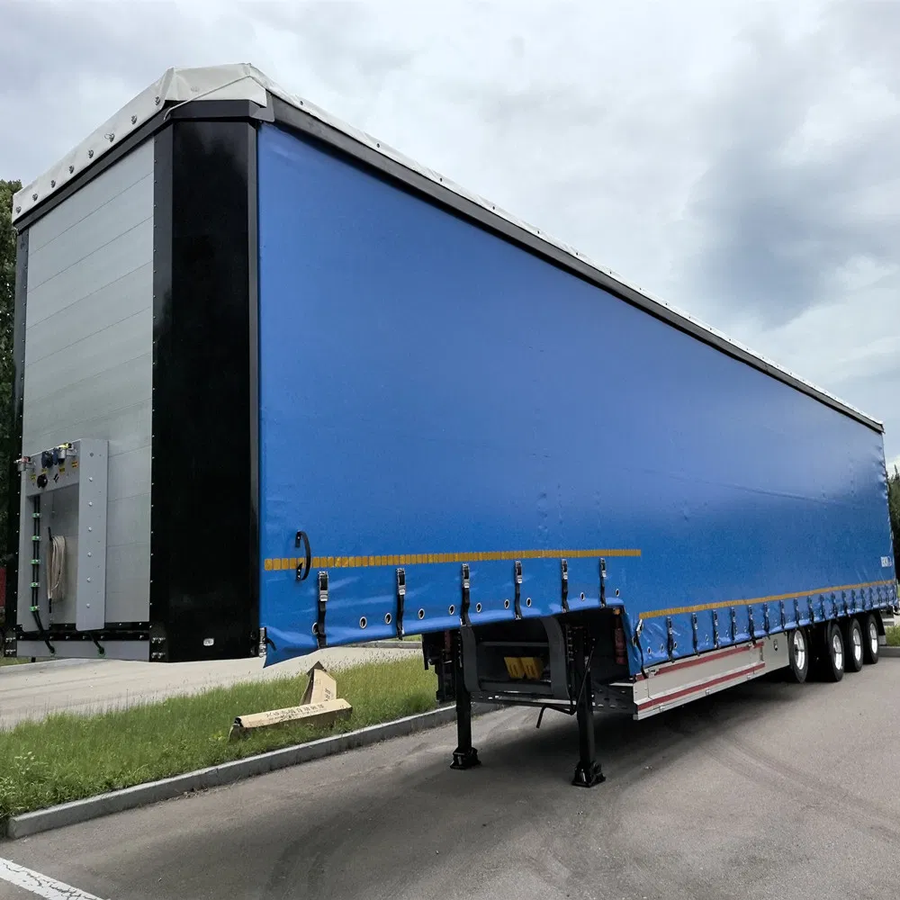 Box Type Cargo Side Curtain Semi Trailer with Ottc Certification