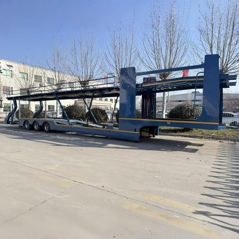 2 3 4 Axles Car Carrier Trailer 6 8 10 Cars Capacity with Fuwa BPW Axles China Factory Auto Transport Trailer Car Hauler