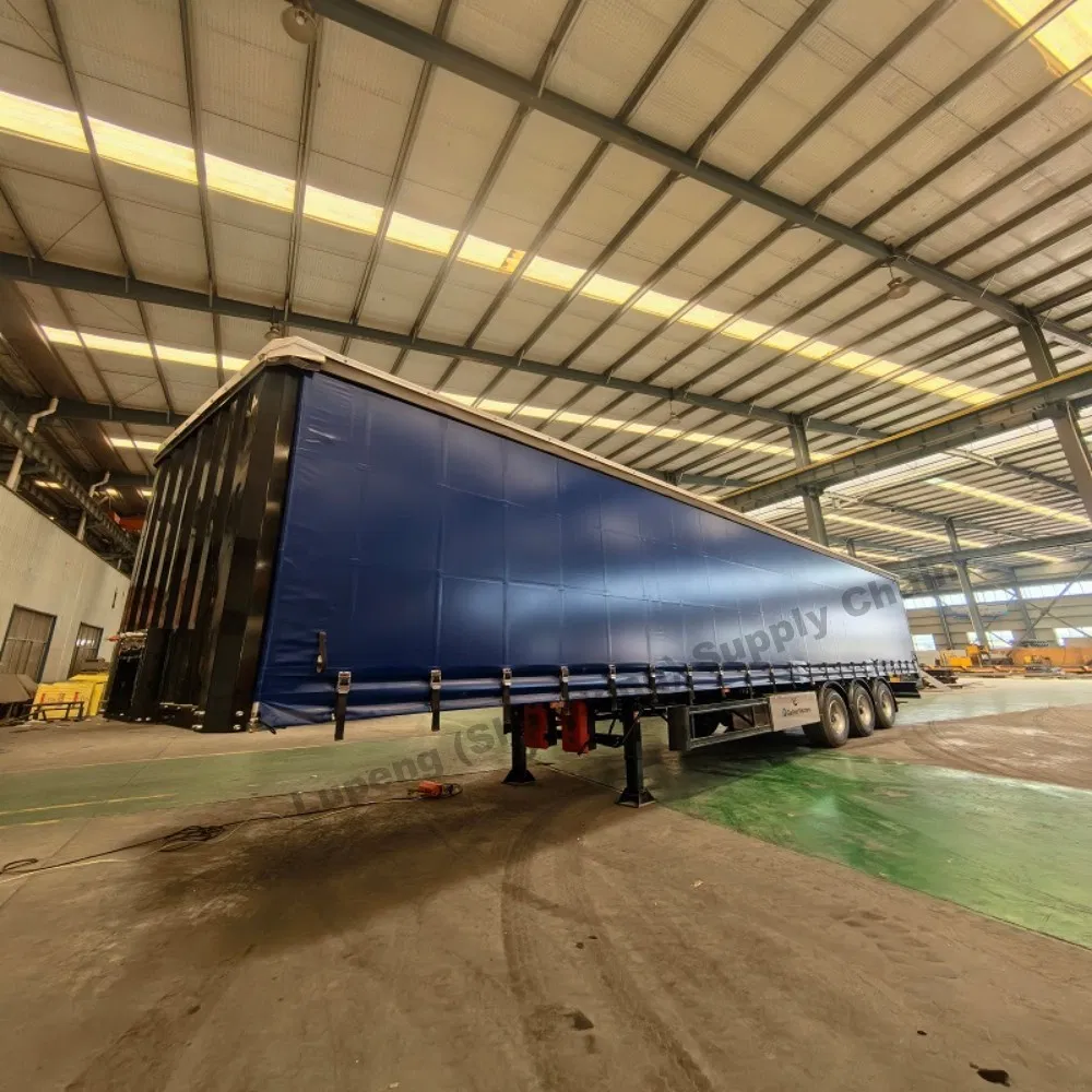 130 Ton Dry Van Trailer Tarpaulin Side Curtain Box Semi-Trailer