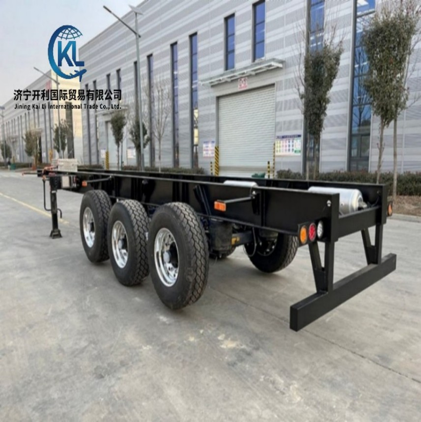 20 Foot 40 Foot 2/3/4 Axles Skeleton/Skeletal 40 Feet Container Chassis Semi Trailer for Sale
