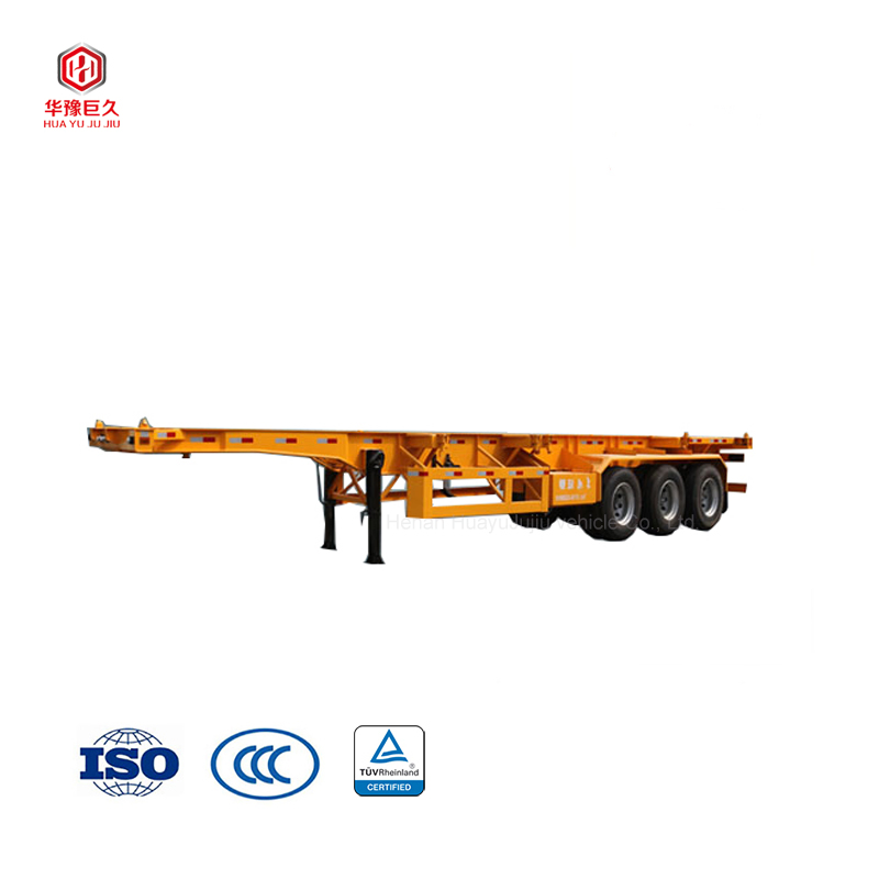 40feet Port Skeleton/Skeletal Container Semitrailer Popular in Vietnam