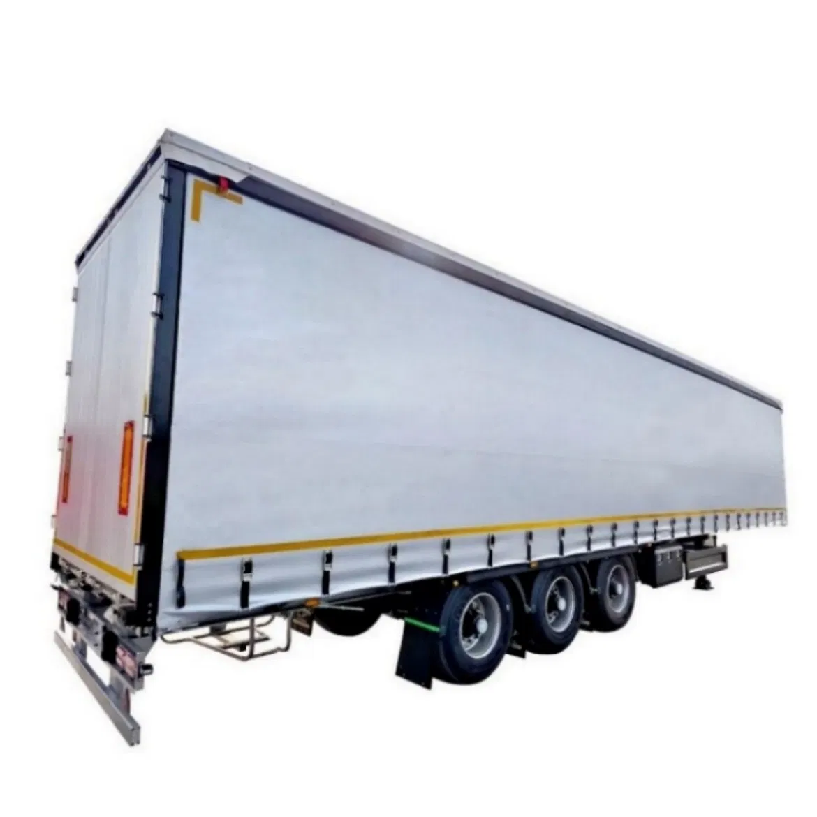 40FT 3-Axle Sliding Curtain Side Refrigerated Semi-Trailer (Special for Bulk Cargo Transport to Central Asia)
