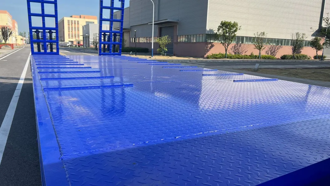 Checkered plate floor