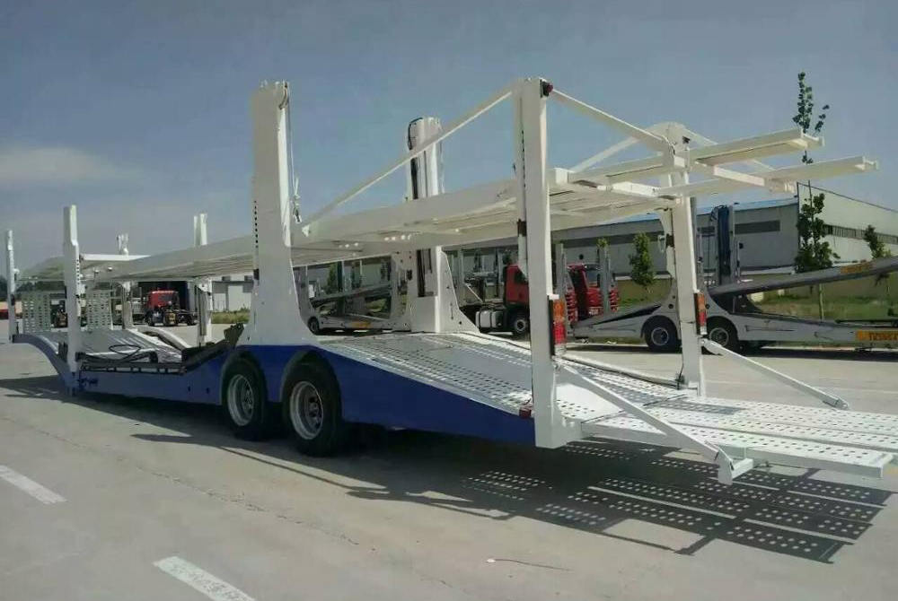 80t Double Deck Car Hauler 10 Car Transport Carrier Semi Trailer on Sale