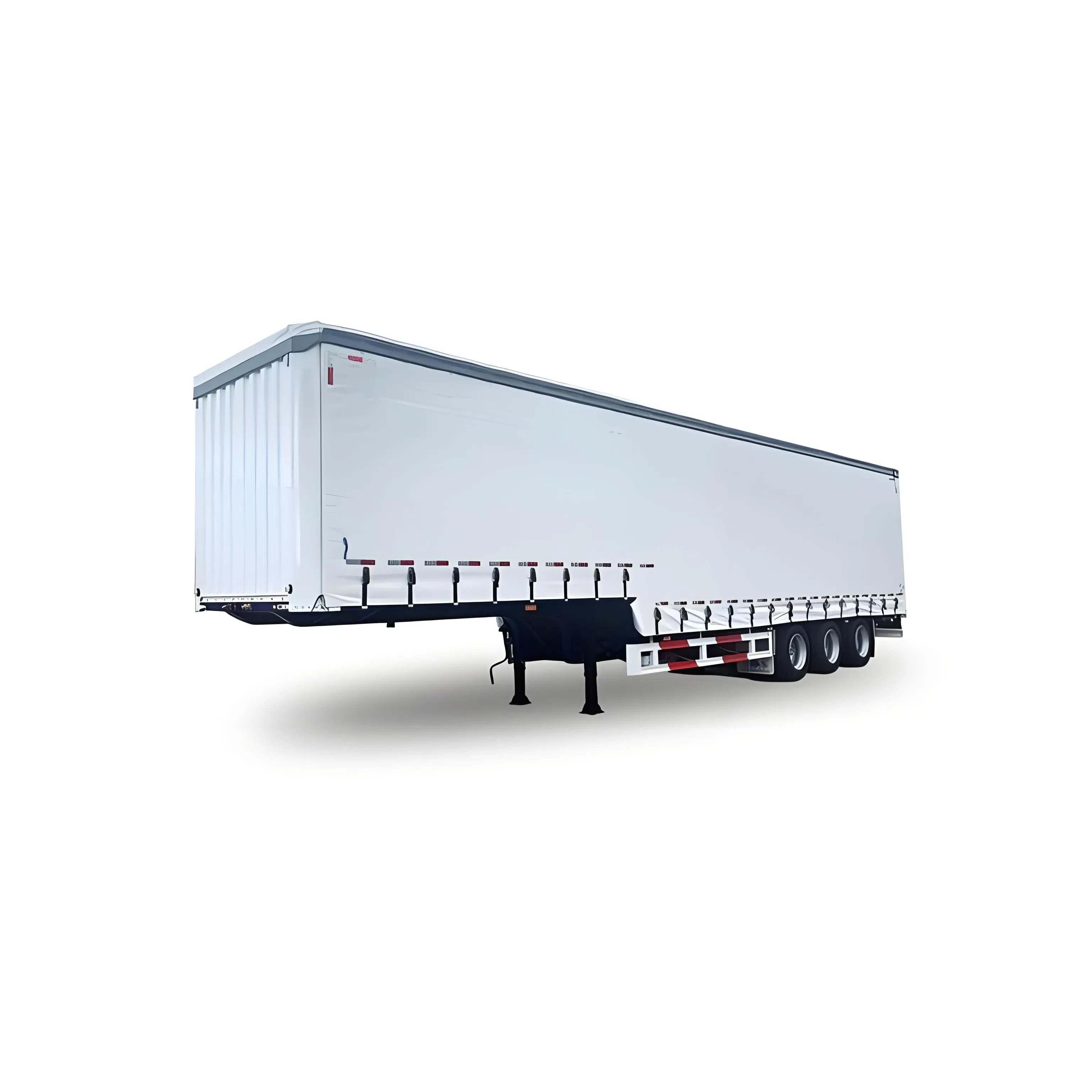 Made in China 3 Axles Curtain Structure Van Curtain Side Semi Trailer