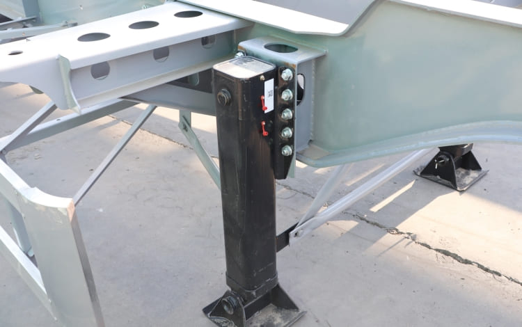 Container Cargo Trailer 3 Tri Axle Gooseneck Skeleton Skeletal Semi Trailer for Sale Manufacturer