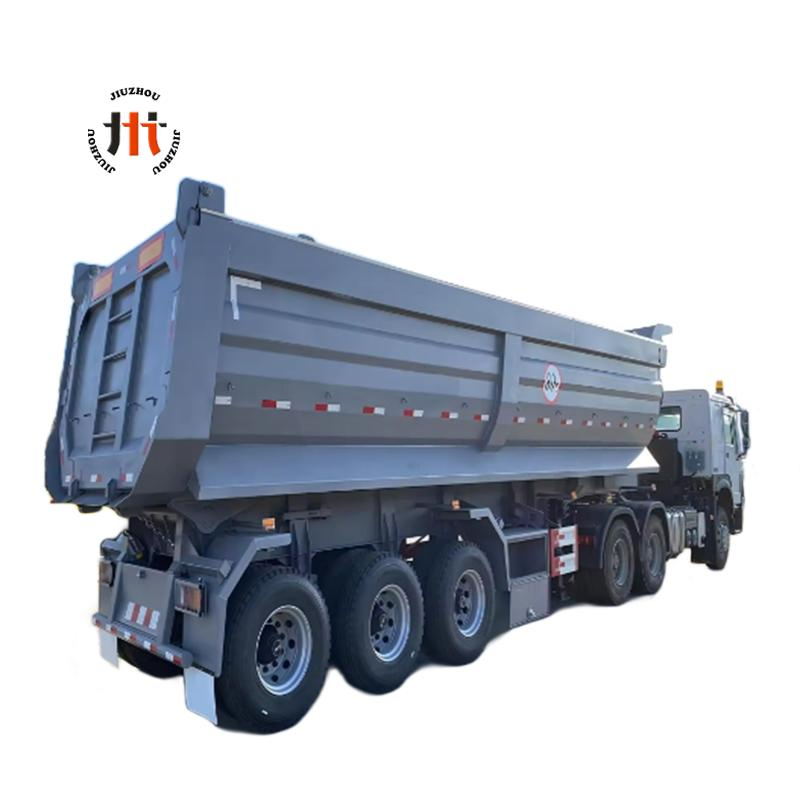 Hundred Ton King Dump Trucks for Transporting Sand, Gravel and Dirt Trucks Made in China This Is The Most Popular Semi-Trailer in The United States.