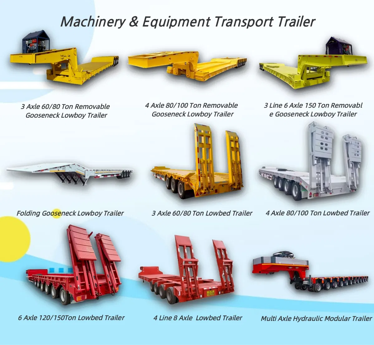 Gooseneck Lowboy Trailer Detail