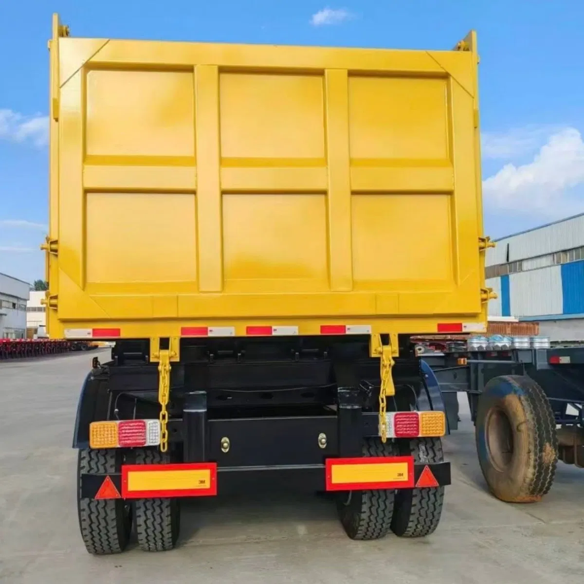 2025 40 Ton 50 3 Axle Aluminium Tipper Tipping Dumper Side Mounted Tractor Hydraulic Dump Semi Truck Trailer for Sale