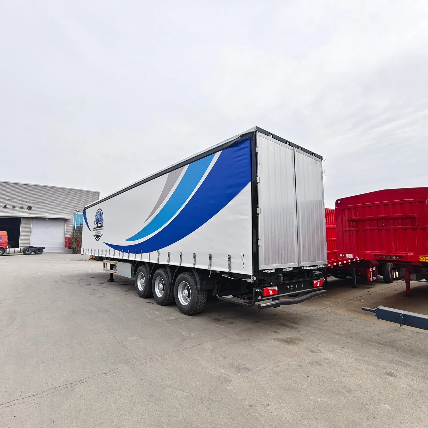 Adaptable to Various Cargo Types Special Purpose Trailer Construction Site Transport Semi Trailer
