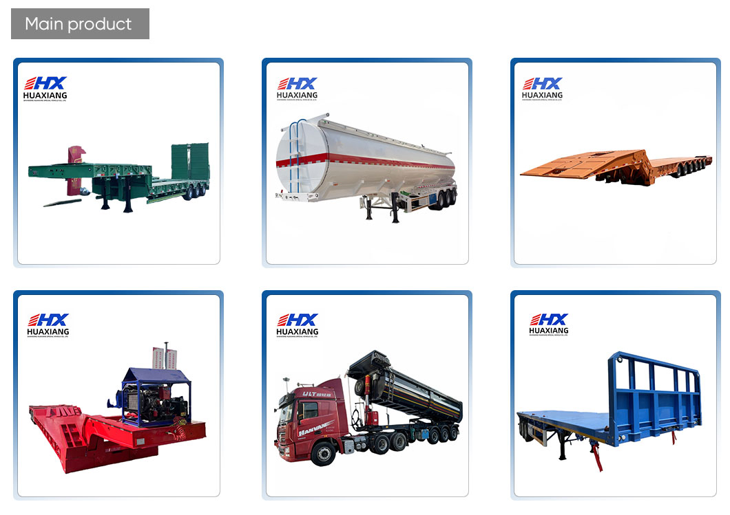 Dependable Heavy-Duty Goose Neck Low Bed Semi Truck Trailer for Oil Fields