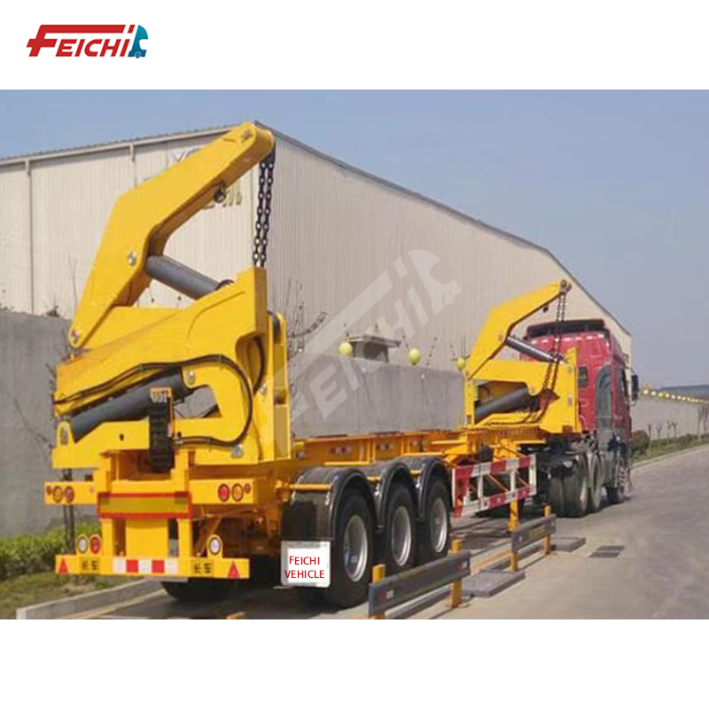 Side Loader Container Lift Truck Refrigerated Container Sidelifter Container Side Lift Semi-Trailer for Sale