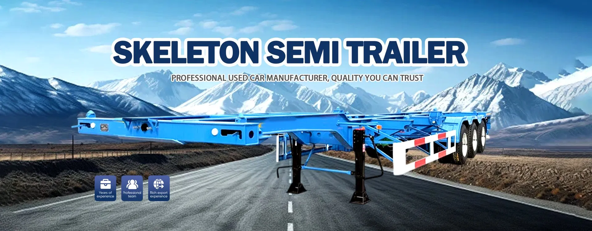 Skeleton Semi Trailer 1