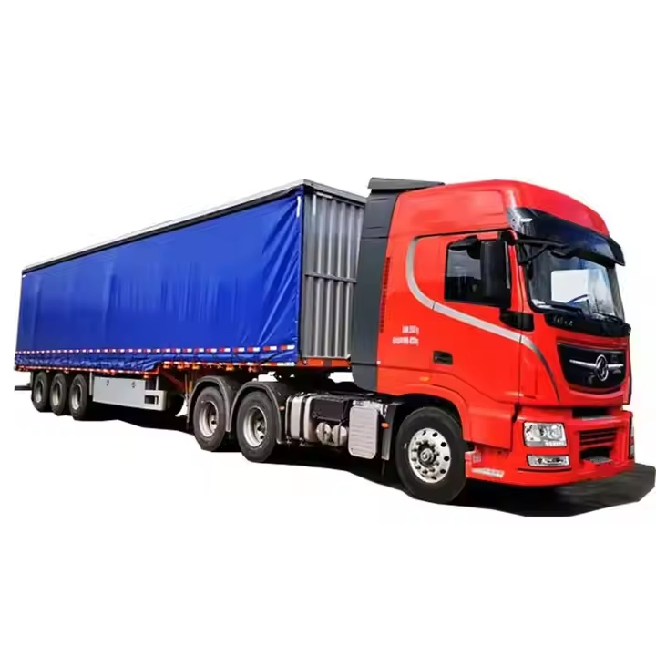 3 Axle 45FT Trailer Dry Van Type Box Lorry Side Curtain Side Semi Trailer with Fast Shipping