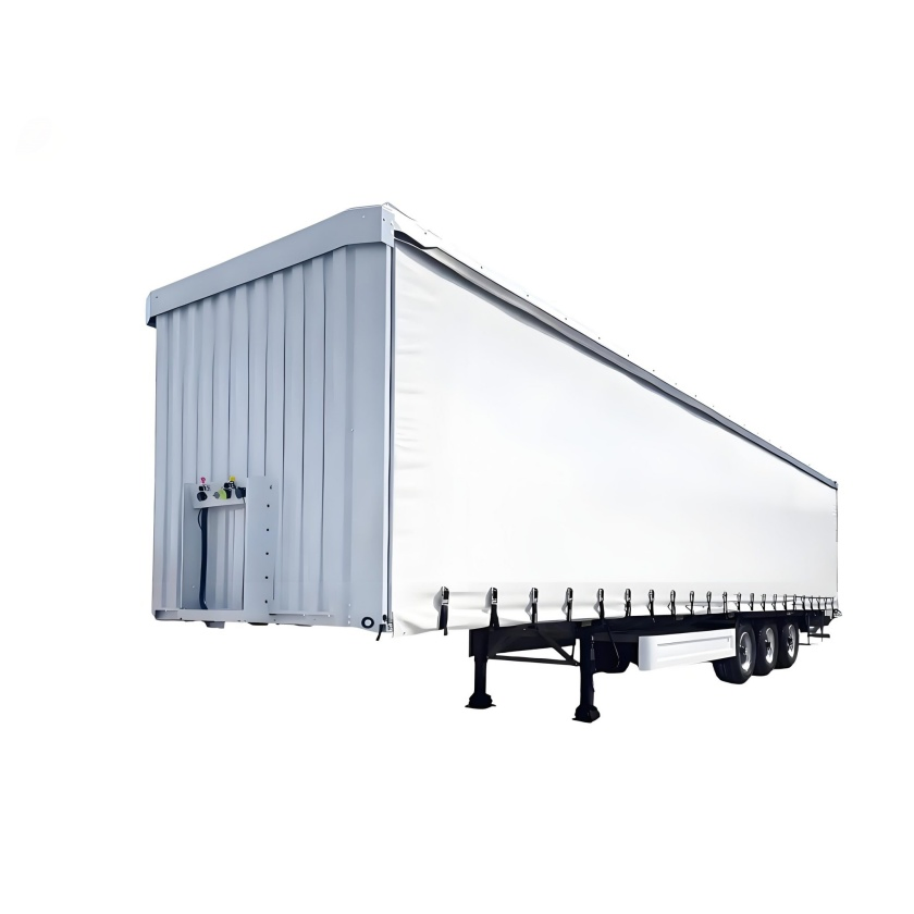 4 Axle 70t Curtain Side Dry Van Semi Trailer Customized Semi-Trailer 40t Truck Utility Tarpaulin Van Curtain Side Semi Trailer