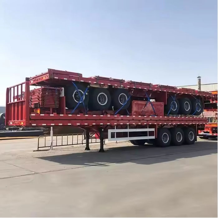 Heavy-Duty 40t Grain Semi Trailer with 3 Axles for Transport