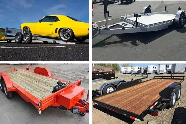 Tilt bed car hauler
