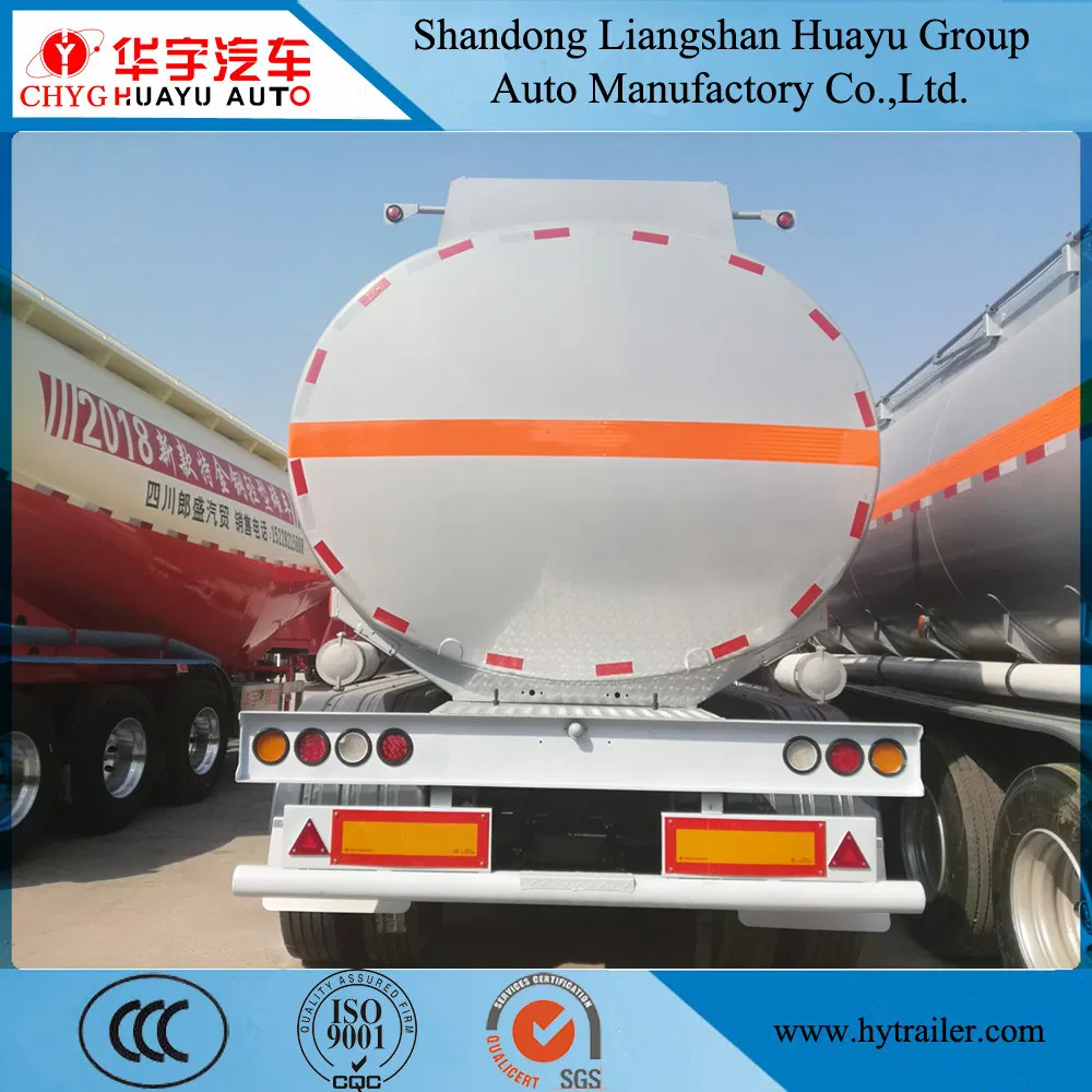 3 Axle 30000L/40000L/50000L Carbon Steel/Stainless Steel/Aluminum Alloy Tank/Tanker Truck Semi Trailer for Oil/Fuel/Diesel/Gasoline/Crude/Water/Milk Transport