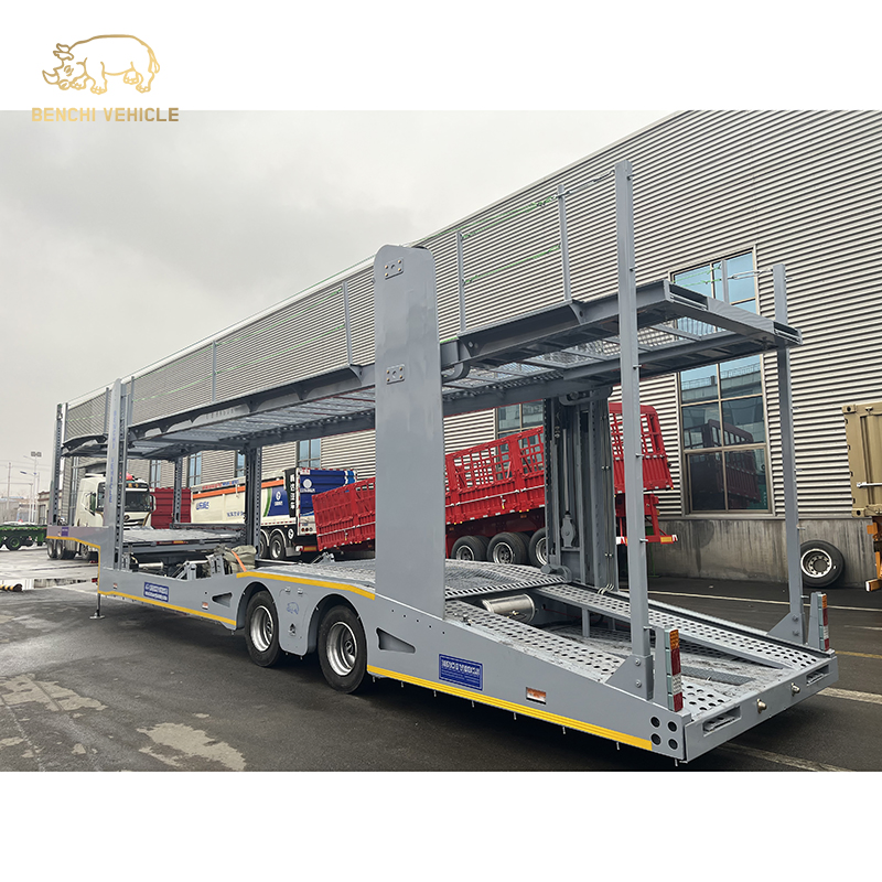 European Style 6/7/8 Bit Car Transport Hauler Semi Trailers Car Carrying Carrier Trailer