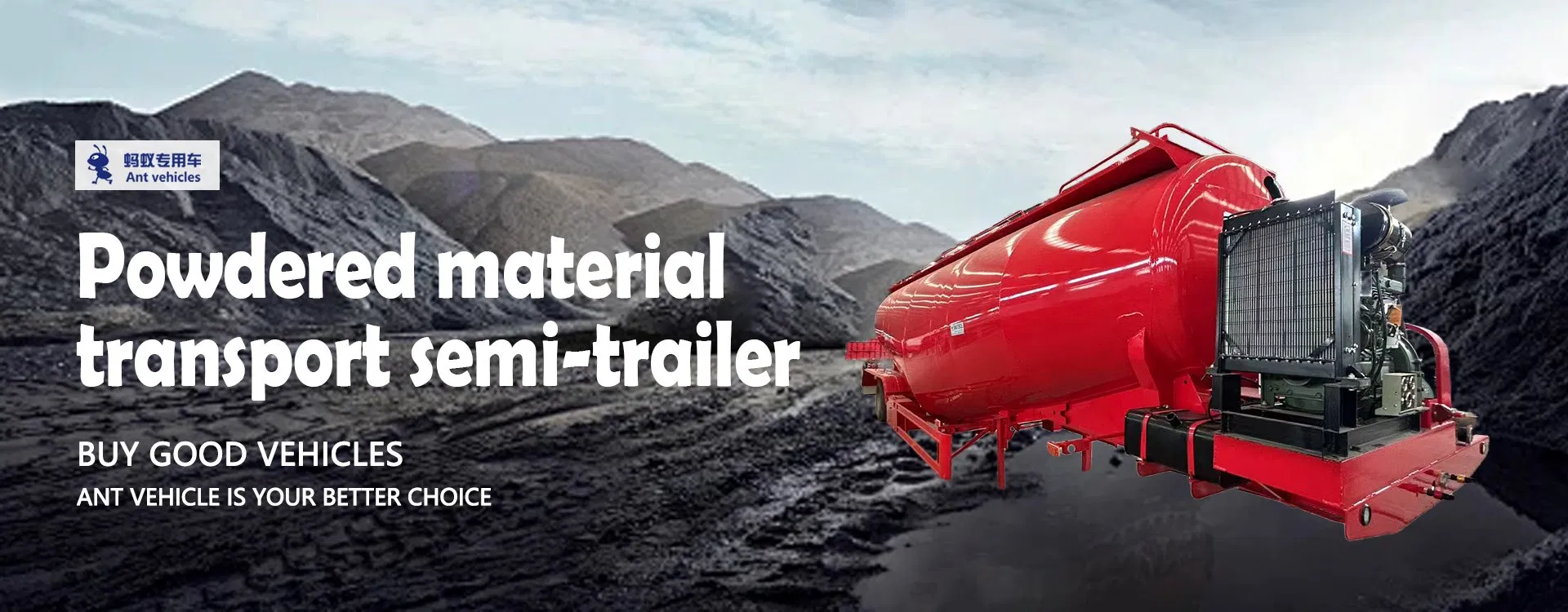 V Type Dry Bulk Cement Tanker Semi Trailer