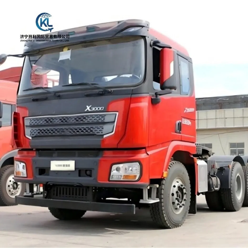 Used Shacman 6X4 380HP 420HP 430HP 10-Wheel Camion Tractor Head Truck Cummins Diesel 40 Tons Towing Capacity Left for Sale