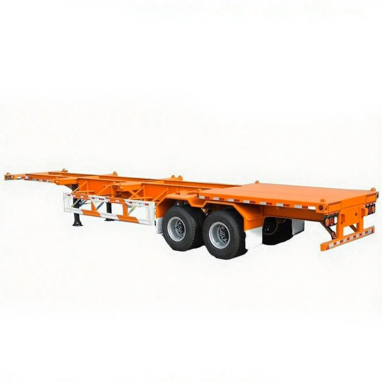 Advanced 4 Axle Chassis Semi Trailer with 53FT Length and Low-Profile Double Drop Frame for Easy Loading/Unloading