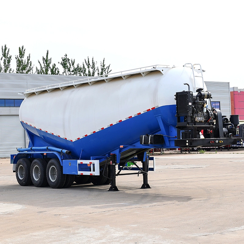 50tons 40cbm Silo Dry Bulk Cement Powder Tanker Semi Trailers for Sale