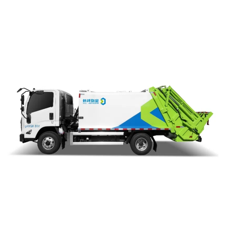 skd 5ton container shacman howo compressed compactor special purpose vehicle kitchen electric used garbage truck