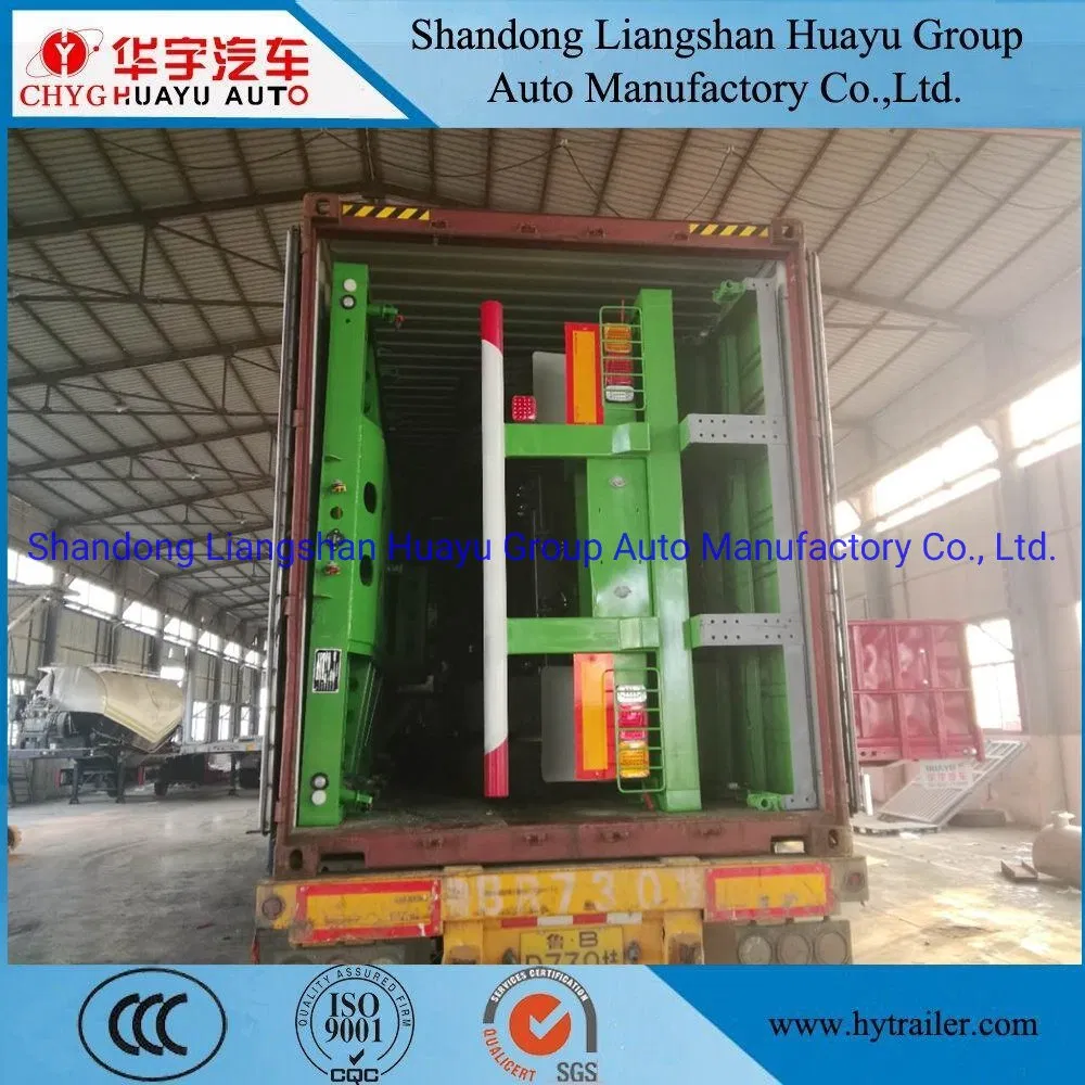 2/3/4 Axle Heavy Duty 40FT Flatbed/Plateform Utility/Cargo/Container Chassis Truck Semi Trailer with Twist Lock