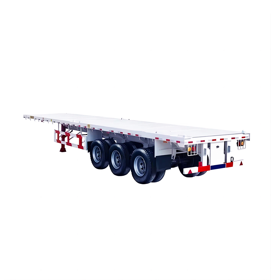 Skeletal Semi Trailer 2 &amp; 3 Axle Standard Model for 20FT 40FT Container Shipping Trailer