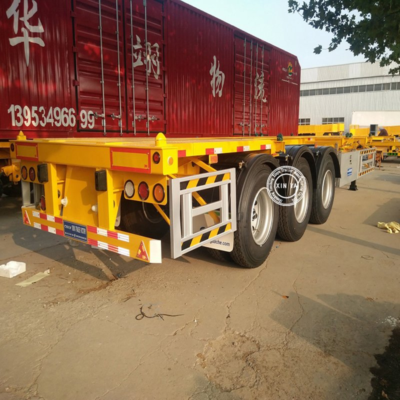 High Quality 2 Axles 3 Axles 4 Axles Skeleton Semi Trailer 20FT 40FT 45FT Skeletoner Chassis Trailer 30-80 Tons Container Semi Truck Trailer for Sale