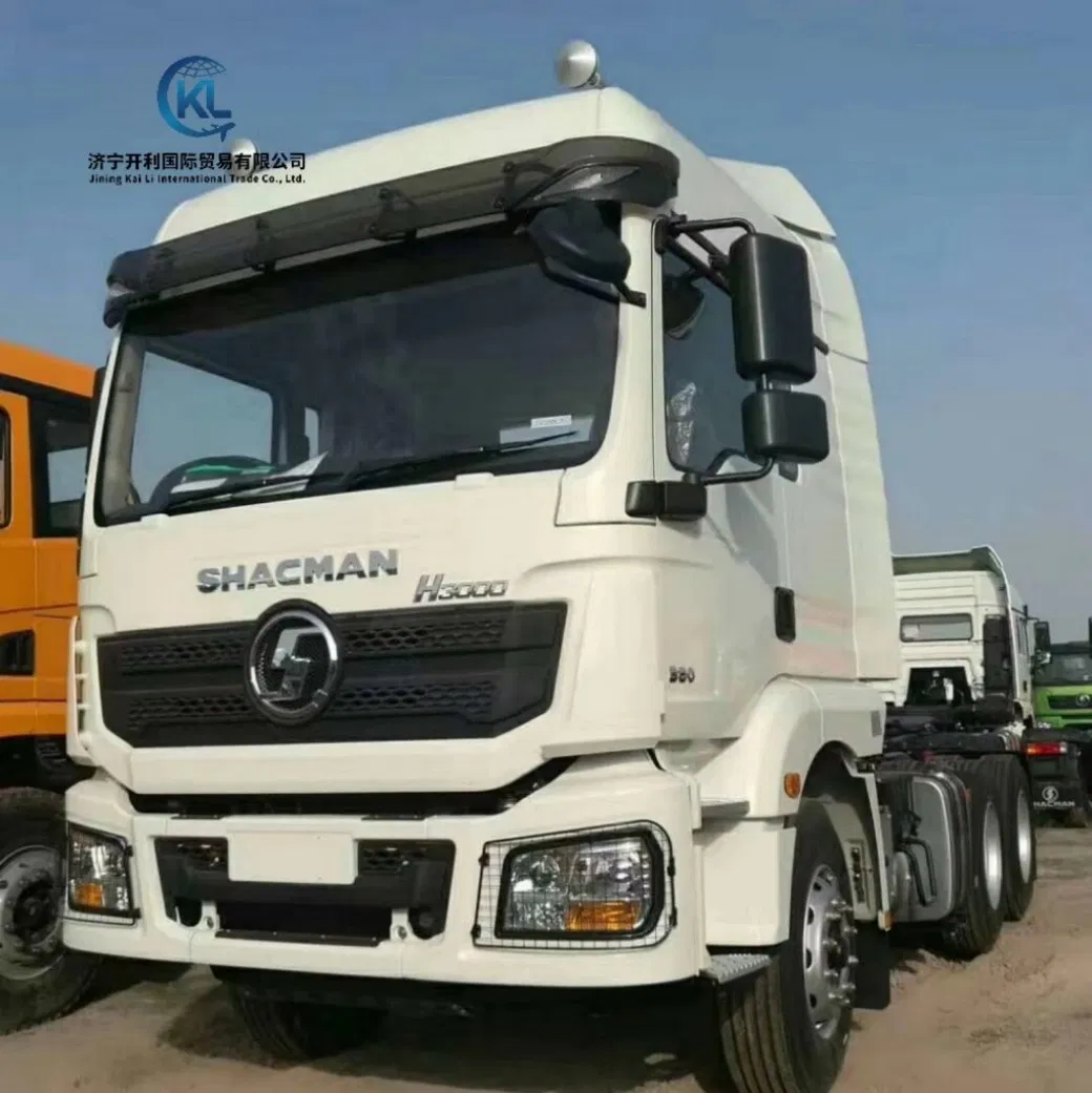 Used Shacman 6X4 380HP 420HP 430HP 10-Wheel Camion Tractor Head Truck Cummins Diesel 40 Tons Towing Capacity Left for Sale