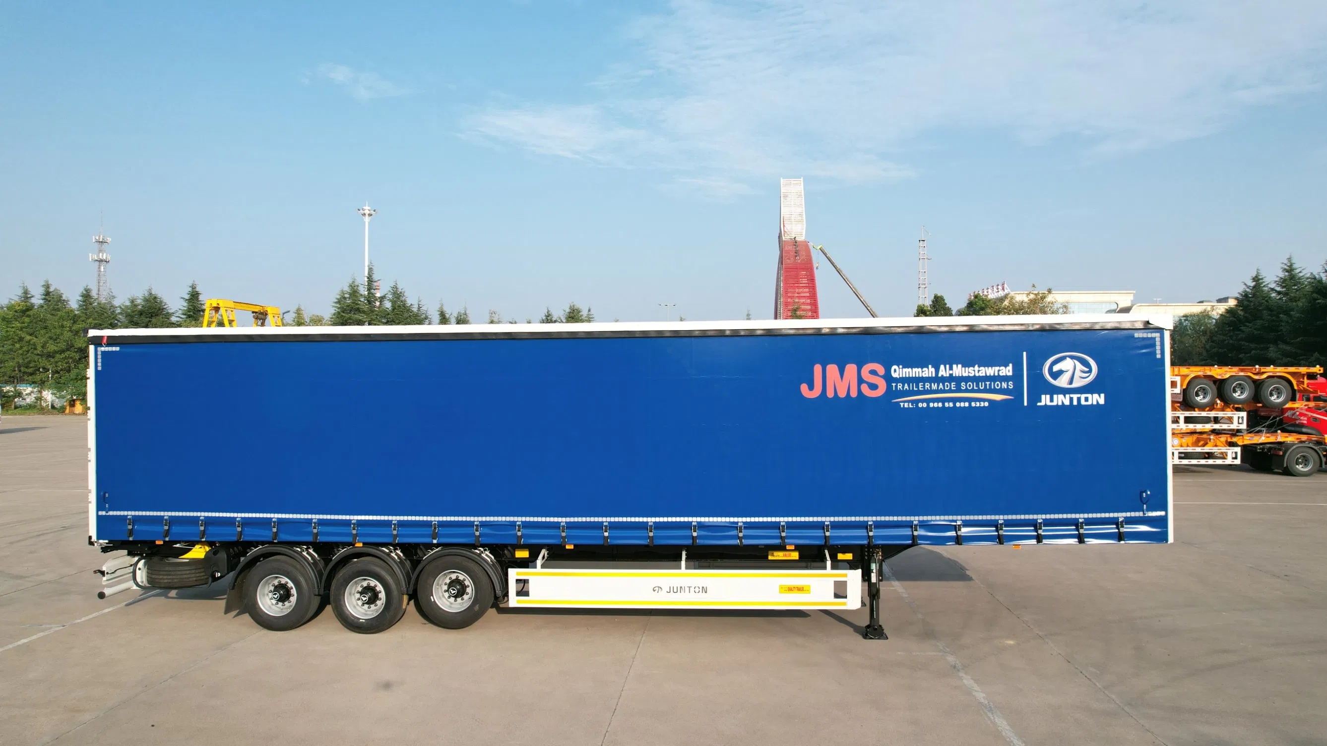 High-Quality Junton Side Curtain Semi-Trailer for Efficient Transport