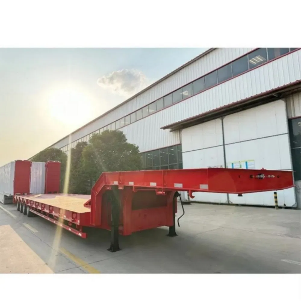 6 Lines 12 Axles Low Bed Semi Hydraulic Modular Steel Trailer for Sale