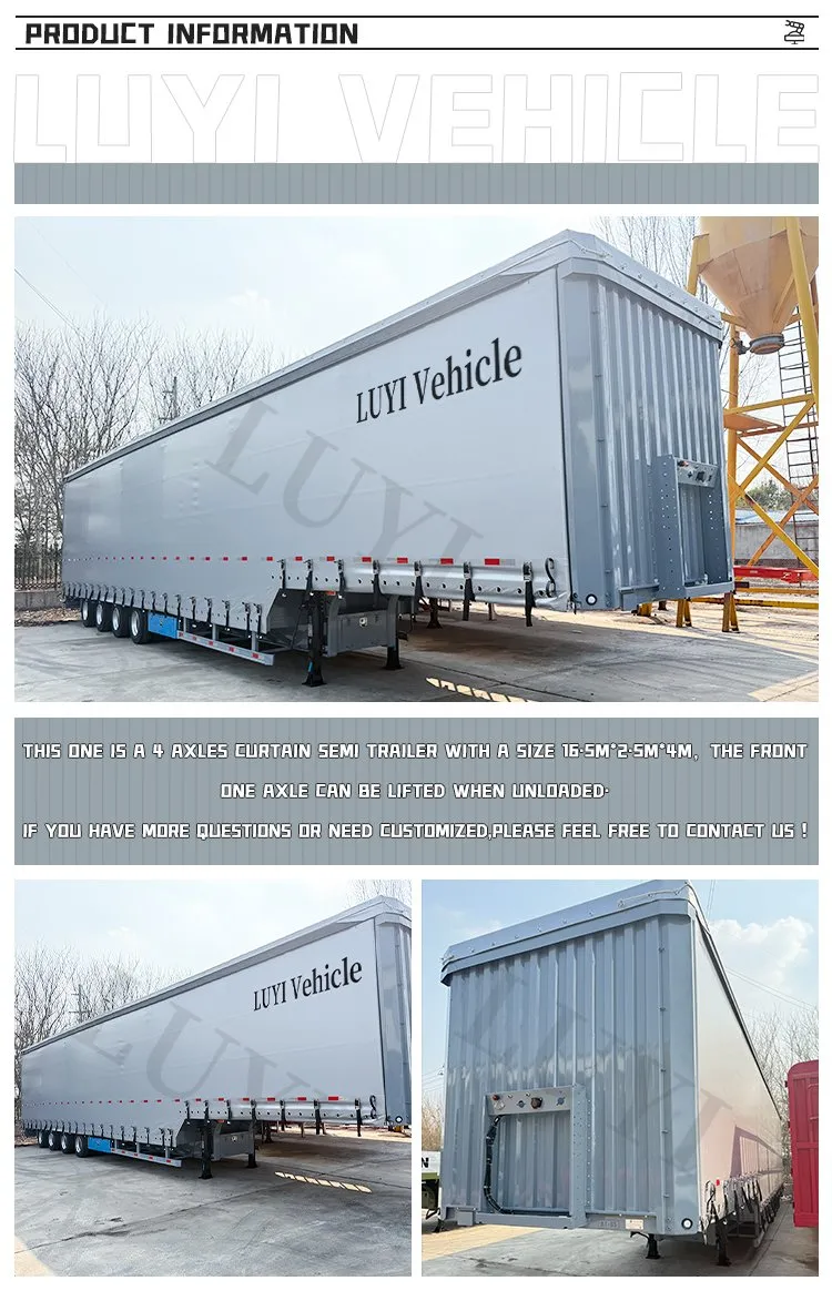 4 Axle Cargo Transport Trailer