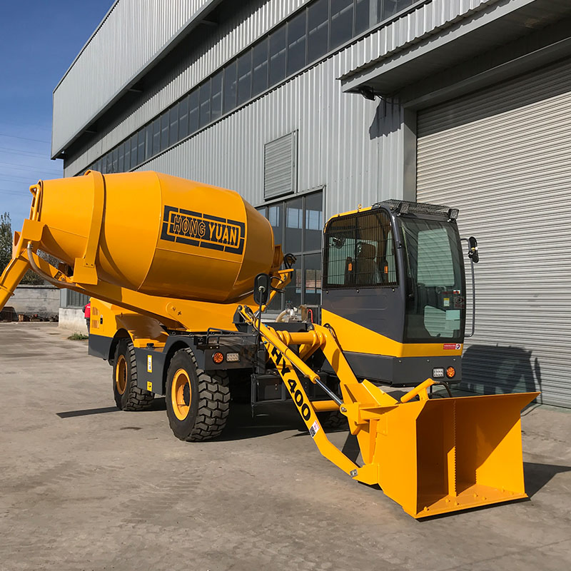 Manufacturer Hy 4.0 Mobile Self Loading Concrete Mixer Machine 4m3 Diesel Mini Small Cement Truck Mixer for Sale