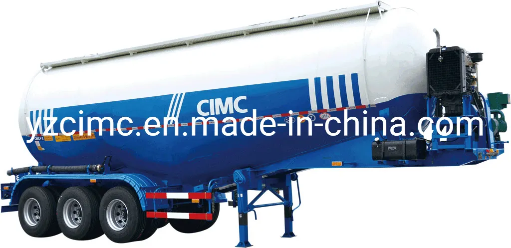 Bulk Cement Powder Tank Semi Trailer View 1