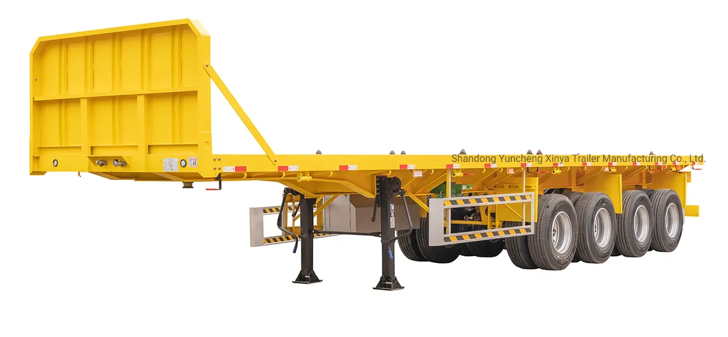 Flatbed Semi Trailer View 2