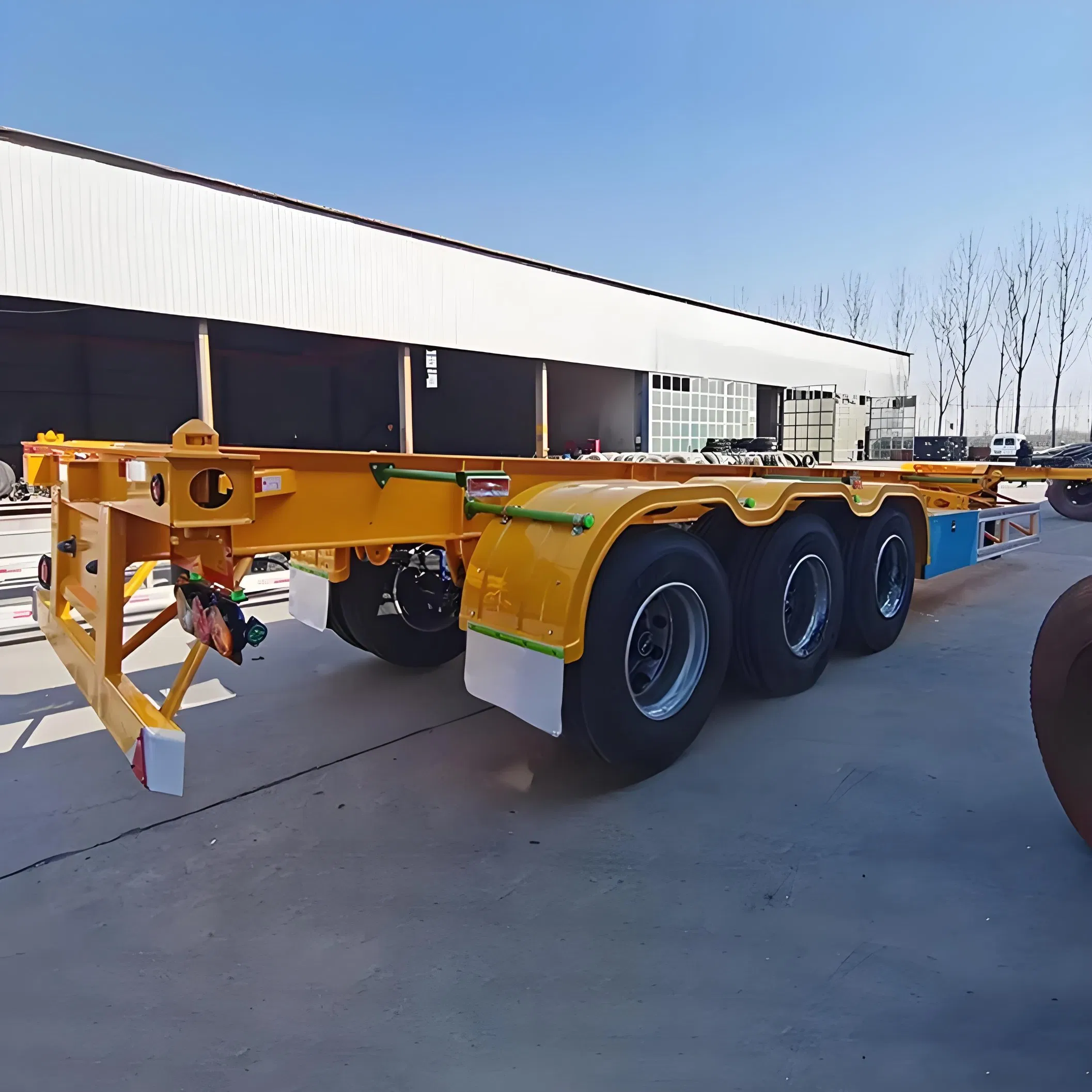Robust Skeleton Semi - Trailer Ideal for Heavy - Duty Logistics Operations