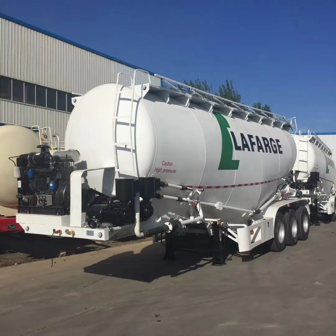 100% New Weichai V-Tape Tank Truck Trailer Bulk Cement High Quality Product Truck Trailers