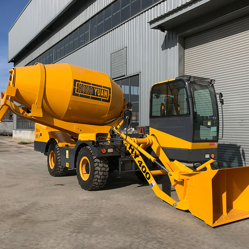 Manufacturer Hy 4.0 Mobile Self Loading Concrete Mixer Machine 4m3 Diesel Mini Small Cement Truck Mixer for Sale