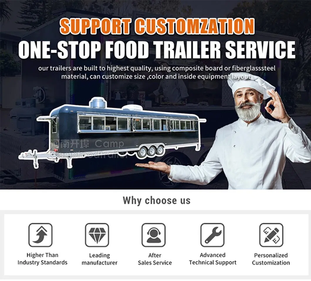 Mobile Food Trailer Front