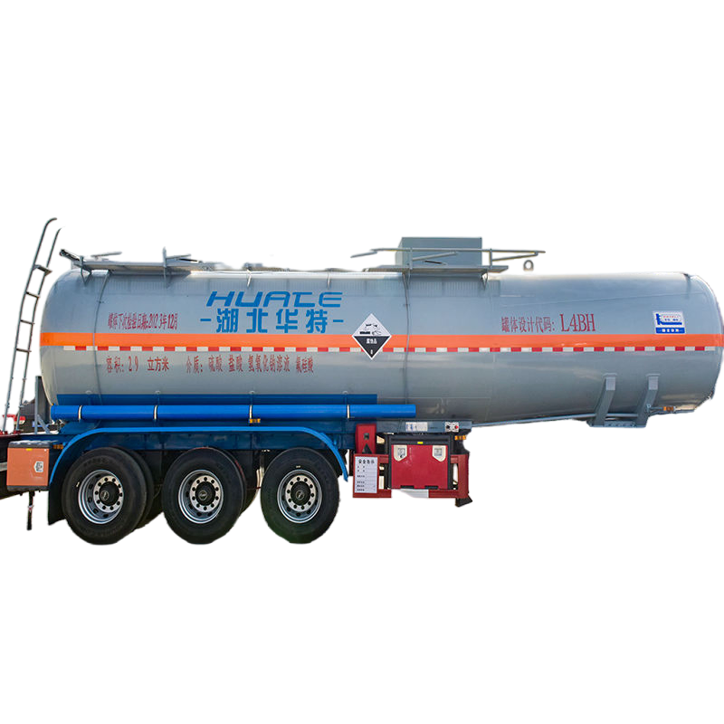 Professional Manufacturer Can Transport Large Capacity Chemical Liquid Acid Chemical 3 Axle Heavy Cargo Transport Semi-Trailer Tank Semi-Trailer