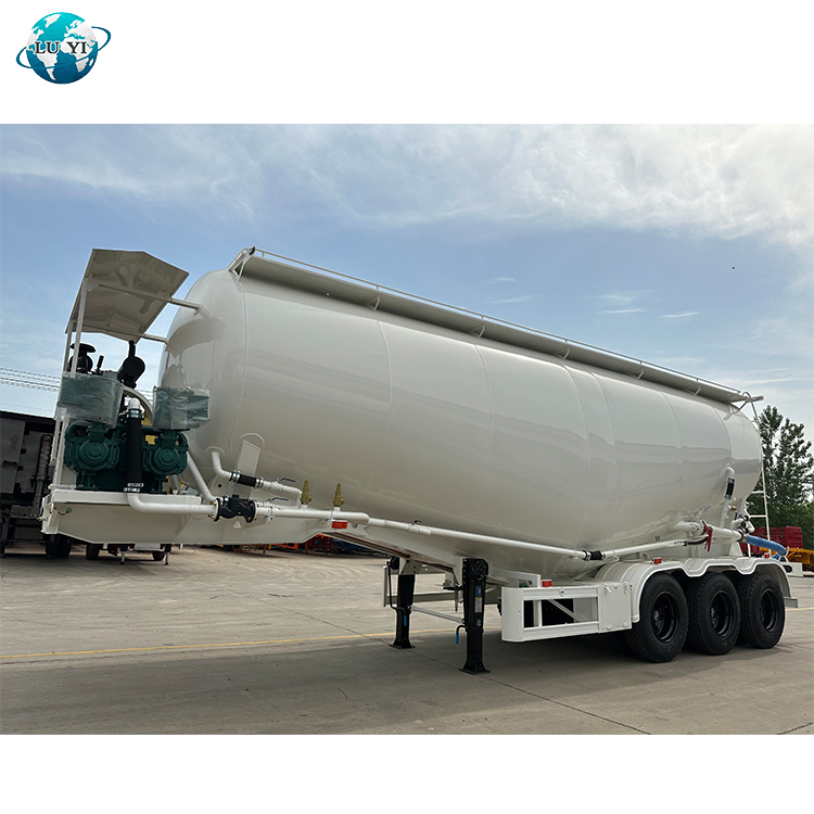 Best Selling V Type Cement Tank Transport Trailer 35 Cbm 3 Axles Bulk Cement Tank Semi Trailer