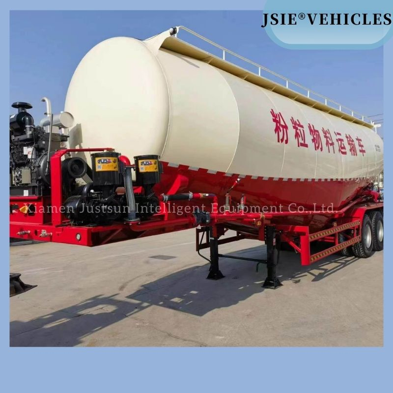 55m3 Bulk Cement Flour Transport Semi Trailer