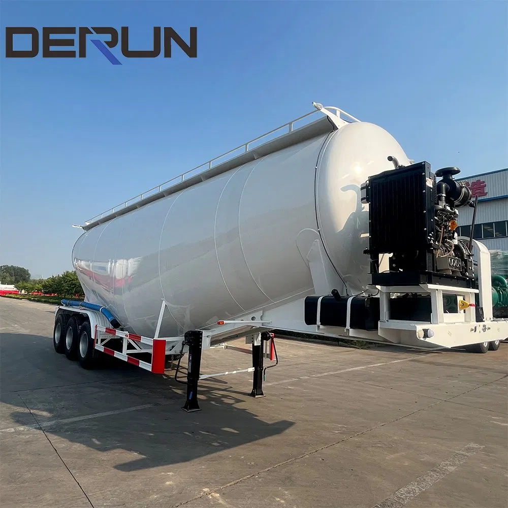 3axles 36000L/40000L/45000L Fuel/Diesel/Crude Oil/Petrol/Gasoline/Milk Tanker 35/40/45cbm Bulk Cement/Dry Ash/Powder/Flour/Silo Tank Semi Truck Trailer Price