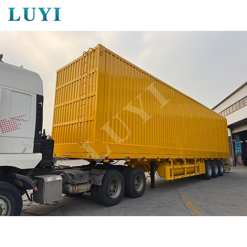 Goods Transport Dry Van Semi Trailer Cargo Box Container Bulk Truck Semi Trailer for Saleno Reviews Yetliangshan Changhong Special Purpose Vehicle Manufacturi