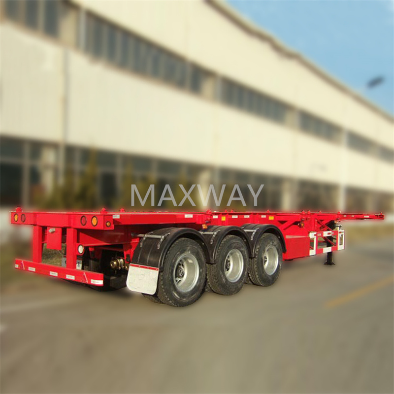3 Axle 20FT 40FT Container Skeletal Chassis Semi Trailer Trailers