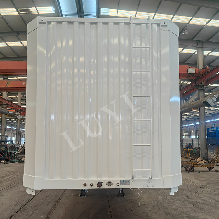 3 Axle Box Van Cargo Transport Durable Side Curtain Semi Trailer for Cargo Protection