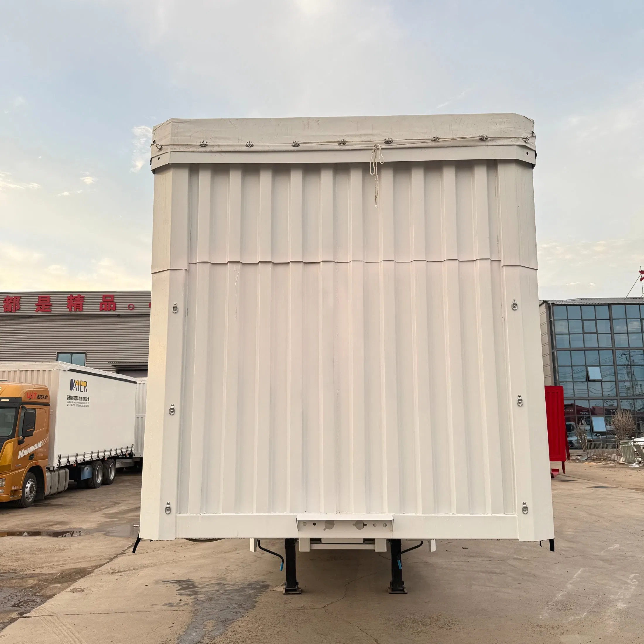 High-Quality Customizable 3/4/5-Axle Side Curtain Semi Trailer, Side Curtain Trailer and Lightweight Detachable Frames Made in China, Factory Direct Sales